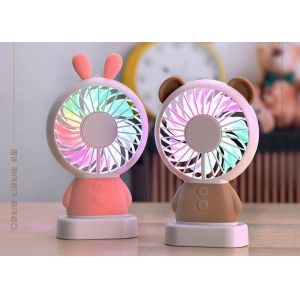 Linglong Rabbit fan usb rechargeable promotional plastic hand held fan