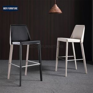 Modern Folded No Leather Barstools Custom Elegant Luxury Design Barstool