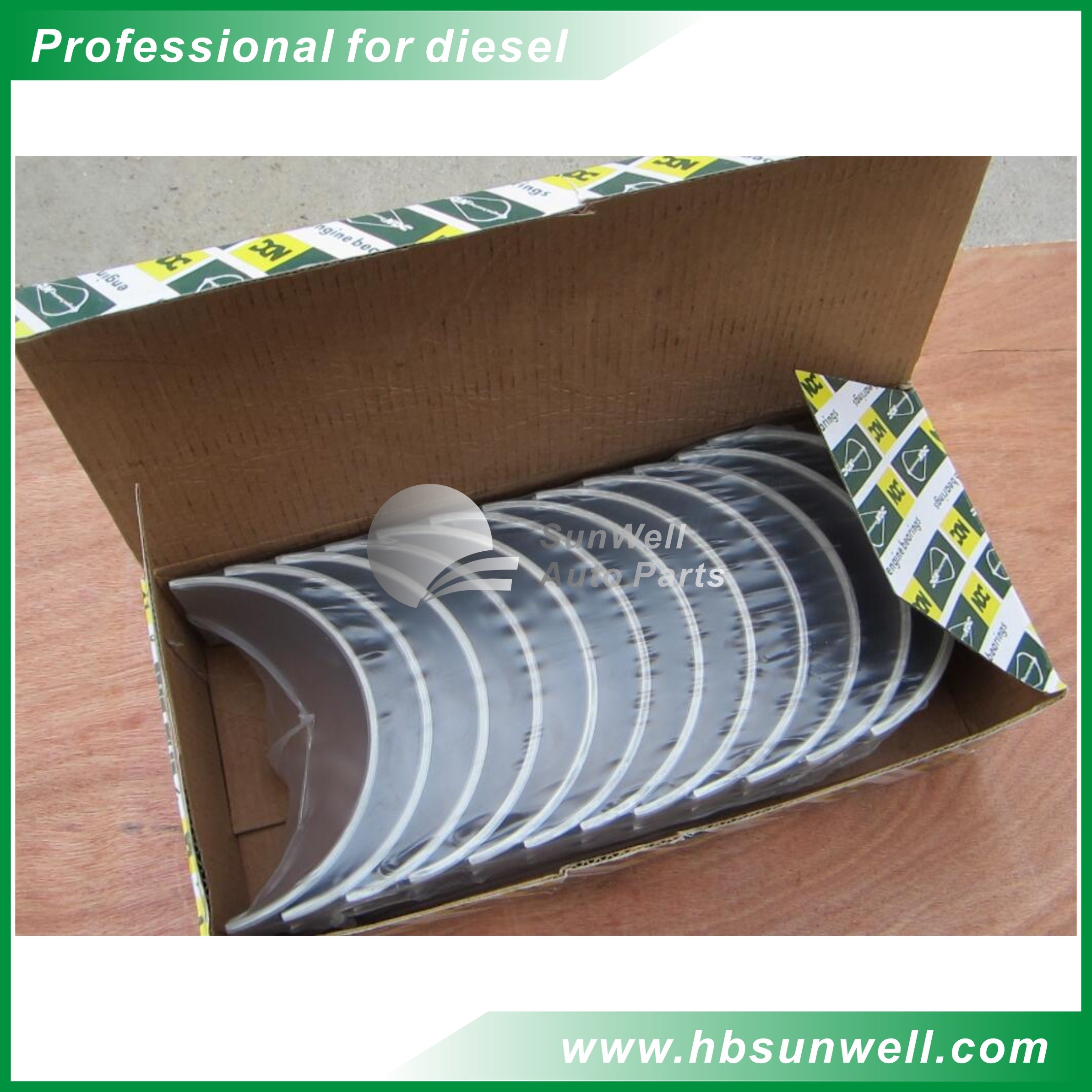Komatsu High quality diesel engine bearing S6D170 Connecting Rod Bearing
