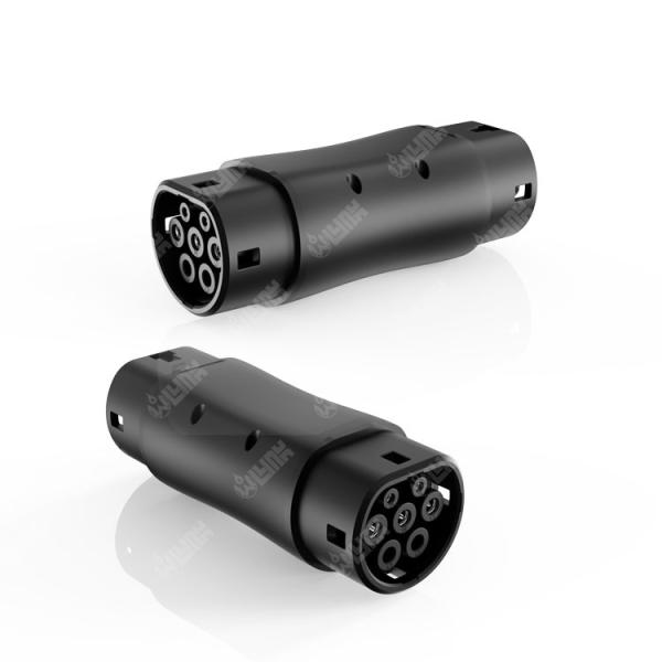 Buy Gb/t to Type2 AC Adapter 3 Phase 240v Type2 GBT EV Charger Electric Car Charger Adaptor at wholesale prices