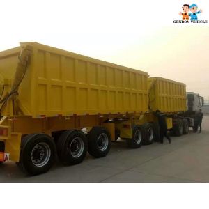Ts16949 2 Axles Q345 Superlink Alum Dump Trailers