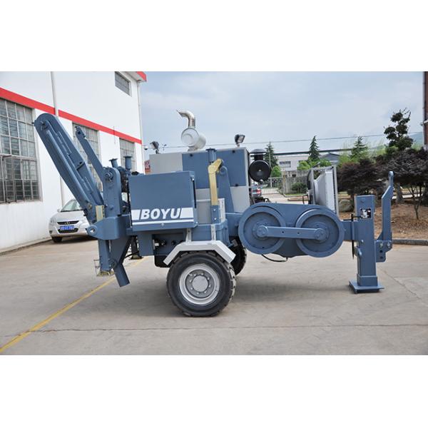 Hydraulic Cable Transmission Line Stringing Equipment Puller With Electric