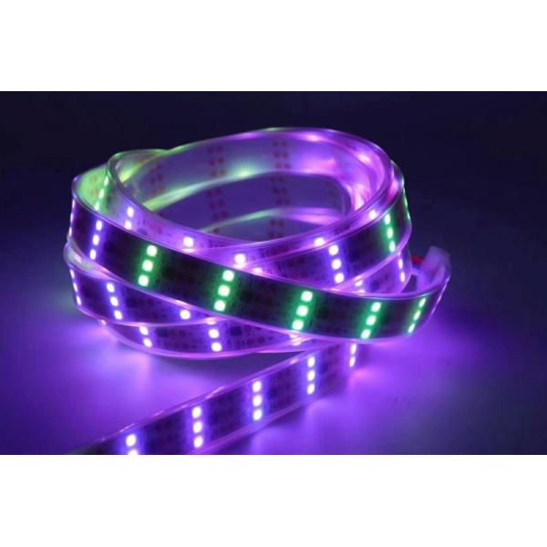 undefined Silicone Coated Waterproof SMD 5050 LED Strip Light Aluminum Base Material 2700-6500k