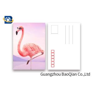 Promotion Cartoon 3d Lenticular Postcard / Flip Lenticular Image Printing