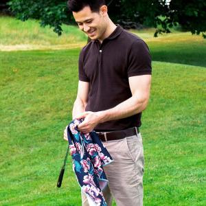 Custom Golf Printing Towel Microfiber Waffle Golf Towel Anti-Bacterial