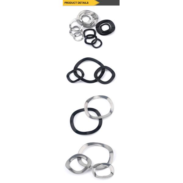Custom high pressure DIN137 corrugated spring washers Metal washers Stainless steel corrugated washers