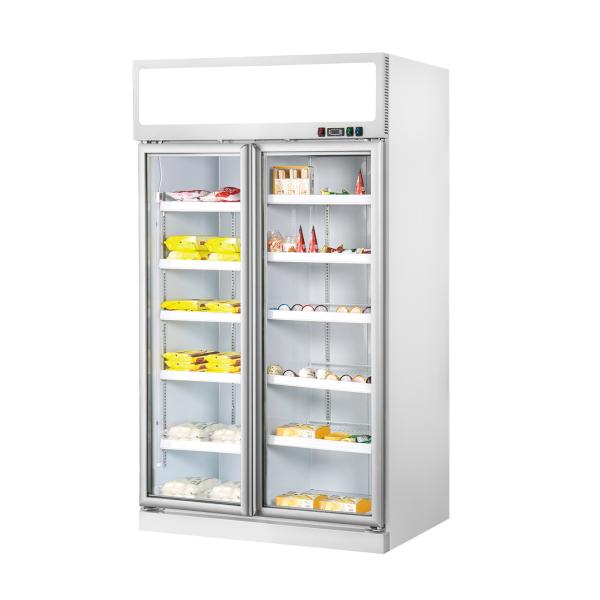 Buy Plug In Double Hinged R290 810L Upright Display Cooler at wholesale prices