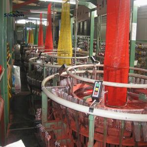 Recyclable PE Knitted Firewood Mesh Bag for Oranges Hot Stamping Leno PP Onion