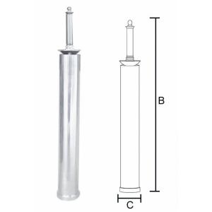 Stainless Steel 2 Layers Trumpet Water Fountain Spray Heads