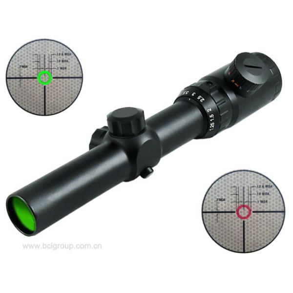 Buy laser green riflescope 1.25 - 5×26 IR illuminated riflescopes at wholesale prices