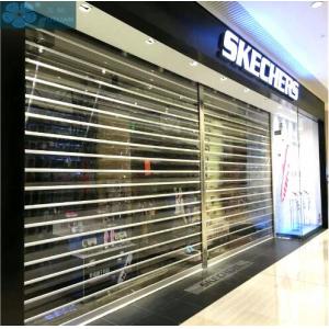 4000mm Width 2.2mm PC Panel Aluminum Clear Roller Shutters