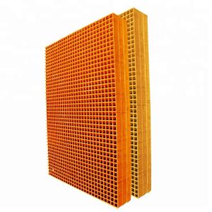Mesh Frp Composite Grate Decking Anti Slip Fiberglass Panel Cutting