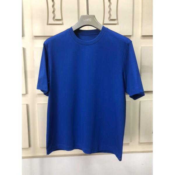 Anti-wrinkle Plain Oversize Round Neck T Shirt 100% Cotton Standard Fit Customized LOGO 64168Y7068