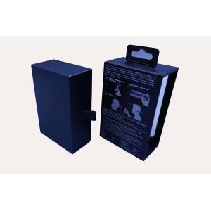 Matt Lamination Electronics Packaging Boxes Greyboard laminate C2S , PET window