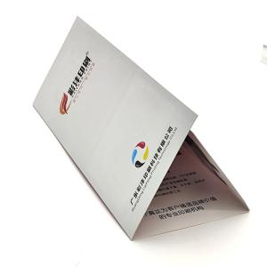 custom folded leaflet brochure printing duplex board brochure printing offset
