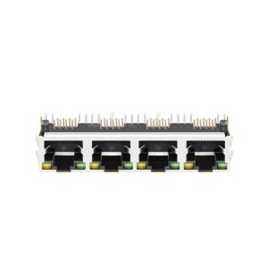 X Multiple XRJM-S-04-8-8-4-F2 Compatible LINK-PP LPJE401AHNL Tab Up Green/Yellow