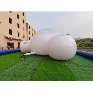 Semi Transparent 6m Inflatable Bubble Tent With Tunnel Bathroom