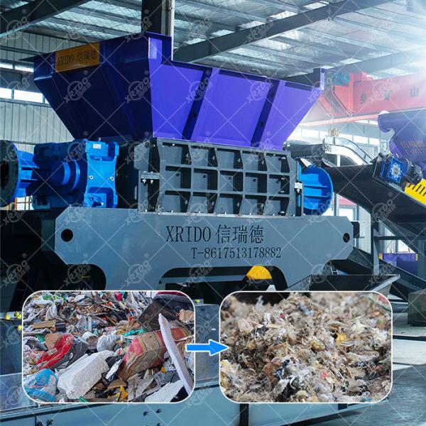 Buy Xrido SRF Shredder for Industrial Waste Textile Leather Cloth Recycling at wholesale prices