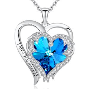 Silver Pendant Jewelry Heart Pendant with Crystals from Austrian crystal
