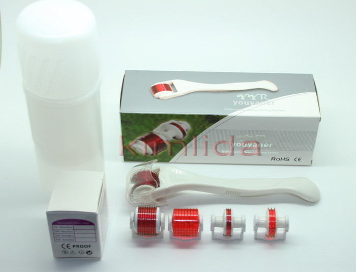 Spa / Home / Medical needle roller for scars 180 needles dermaroller 0.2 - 3 mm