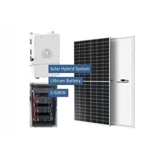 MC4 MPPT Complete Off Grid Solar System Kit For Home Hybrid Solar Energy