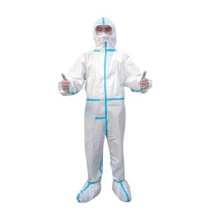 Microporous Breathable Disposable Protective Clothing 50-65gsm