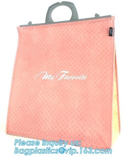 Various Style Folding Nonwoven Handle Shopping Bags Non Woven Bag， Elegant non