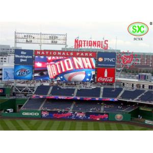Big High brightness p10 outdoor Stadium LED Display Media Wall for Sports Hall / Field