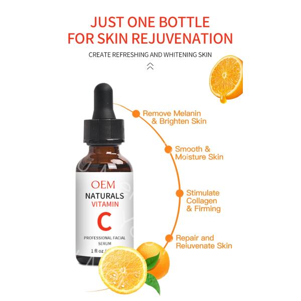 Glycerin Vitamin C Skincare Face Serum Products Anti Wrinkle Tightening Anti Puffiness