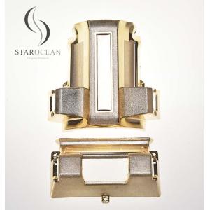 China Geometric Shape Plastic Coffin Decorative Corner American Style With Metal Pole 7# on sale