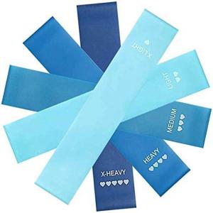 Blue Colors Latex Stretch postpartum recovery Resistance Exercise Bands 60×50×0