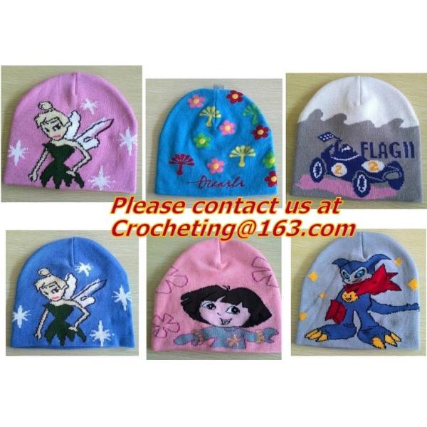 Buy 100% cotton baby's Pattern Knit Caps, Baby's knitted hat, knit hats, Newest Style Crochet at wholesale prices