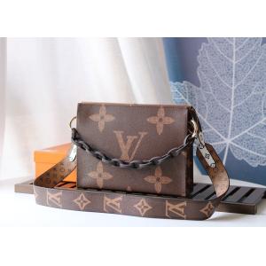 M47547 Wash Bag Monogram Carvas And Genunie Leather Luxury Chain Bag Make Up