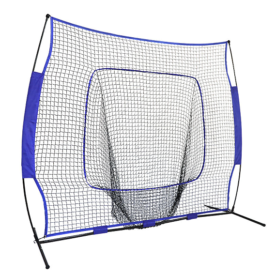 7FT Baseball Hitting Net Softball Goal Baseball Practice Net With Steel Tube