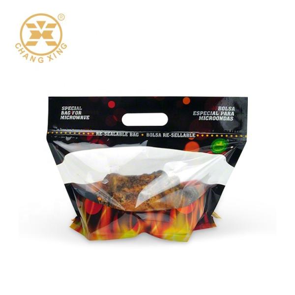 Buy Zipper Microwavable  Roast Chicken Packaging VMPET Resealable Stand Up Pouches at wholesale prices