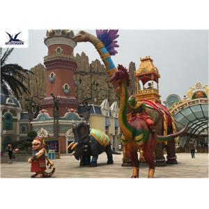 Amusement Equipment Life Size Fiberglass Realistic Lovely Dinosaur Cartoon Model