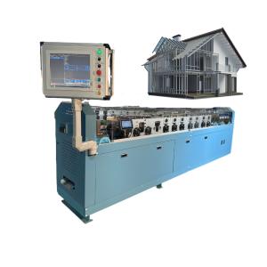 0.8-1.2mm Steel Profile LGS Machine 4'' C Channel Roll Forming Machine With Air