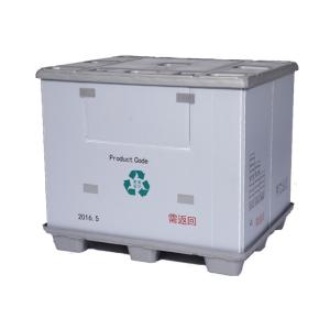 China 1600x1150 Pallet Sleeve Pack Box With Plastic Lock & Divider Tray on sale