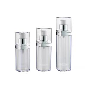 White Cosmetic Airless Bottle 15ml 20ml