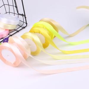 100% Polyester Custom Ribbon Satin For Packing 196 Colors Available Box Ribbon