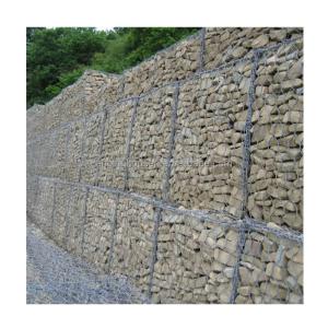 Galvanized Hexagonal Woven Wire Mesh Gabion Baskets 2x1x1m with Customizable