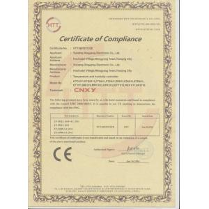 Yueqing Xingyang Electronic Co.,ltd Certifications