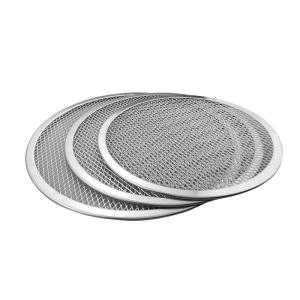 China Seamless Rim Aluminium Pizza Pan , Round Pizza Trays Cookware Bakeware 1mm Thickness on sale