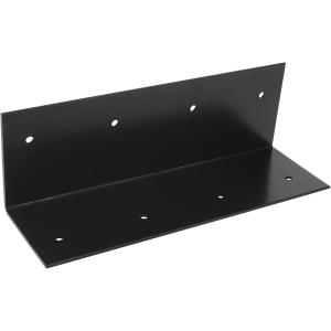 Black Steel L Right Angle Bracket for Heavy Duty Raised Vegetable Garden Bed