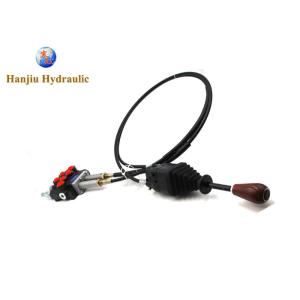 Hydraulic Joystick Control 2 Spool Valve 40lpm / 11gpm Cables Joystick