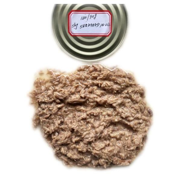 Shredded Canned Skipjack/Bonito Tuna Chunk/170g/185g/1kg in Vegetable Oil/ Brine/Water