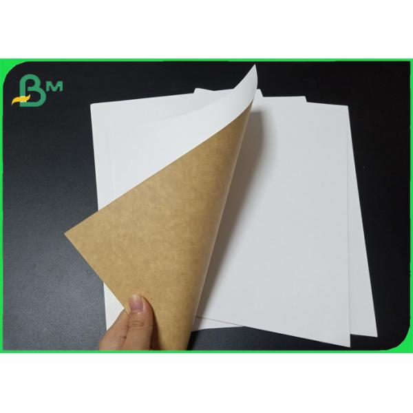 FDA Approved One Side White Coated Kraft Back Paper With Food Packaging FDA Approved One Side White Coated Kraft Back Paper With Food Packaging