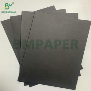 Good Strengh Heavyweight 350gsm 400gsm Black Cardboard For Gift Box