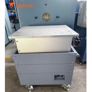 China Mechanical Shaker Table for Vibration Testing of Electronic Products with 10-60Hz Frequency Range and 300kg Max Payload on sale