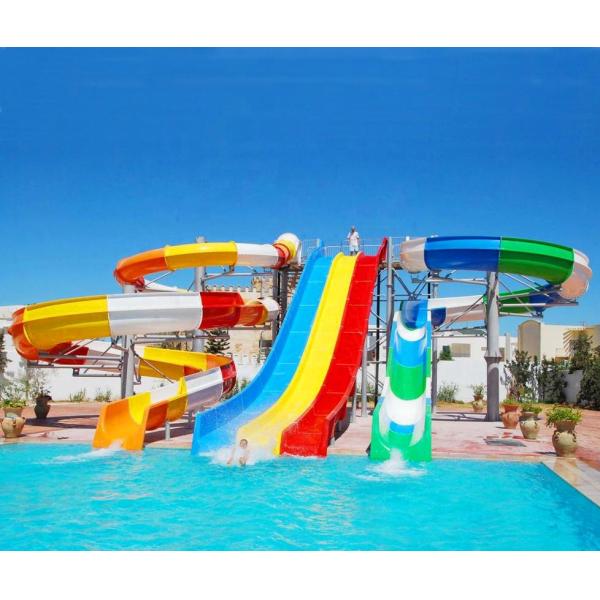 Customized Aqua Park Commercial Outdoor Water Feature Equipment Kids Pool Play Equipment Water Park Slides For Sale